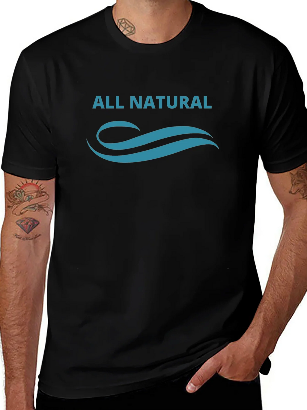 All Natural Black Graphic Tee product image 1