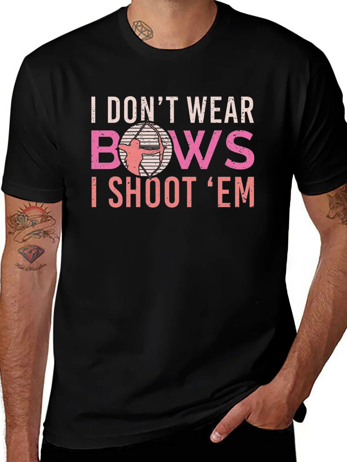 Archery T-Shirt - I Dont Wear Bows I Shoot Em product image 1
