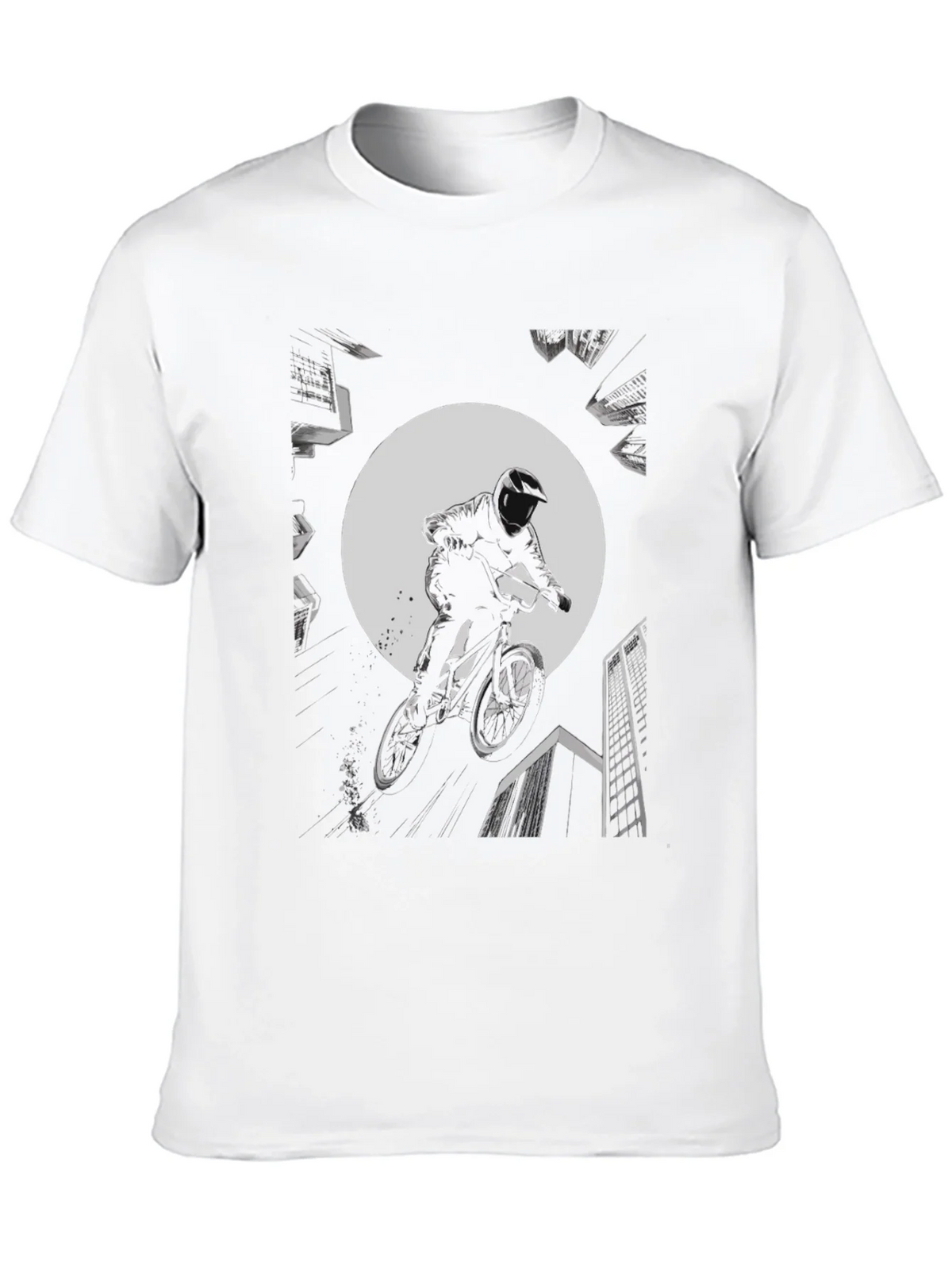 BMX Rider Graphic Tee - Black Cotton product image 9