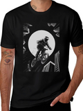 BMX Rider Graphic Tee - Black Cotton product image 1