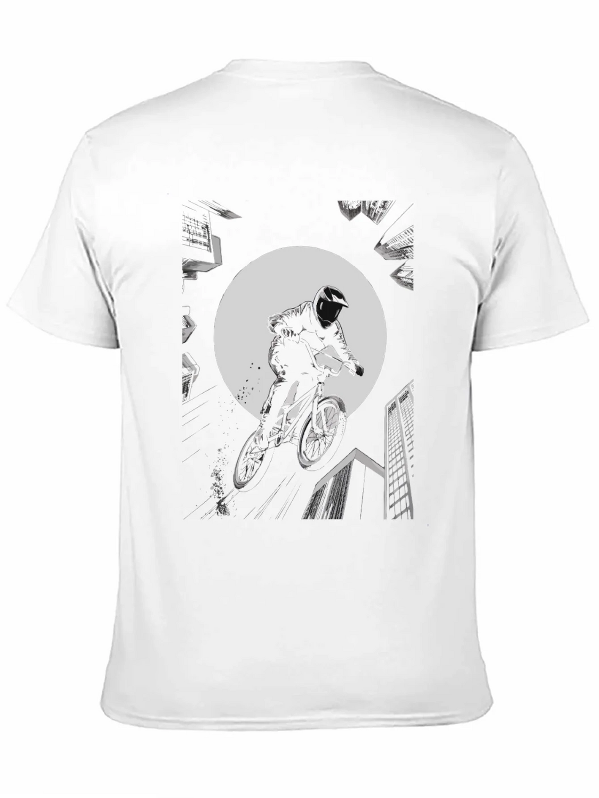 BMX Rider Graphic Tee - Black Cotton product image 10
