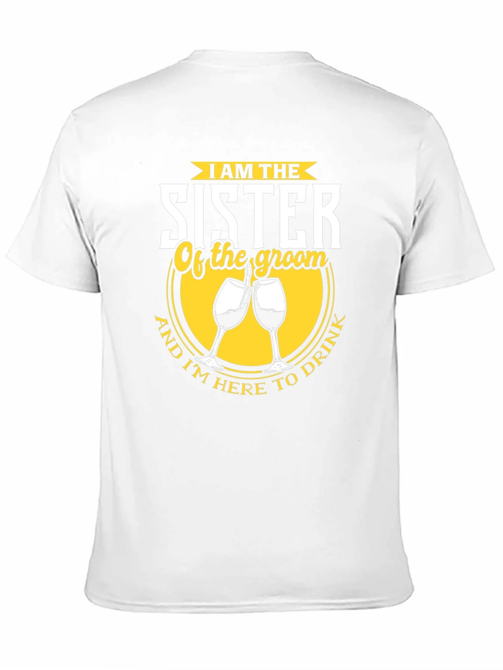 Sister of the Groom Funny Wedding Party T-Shirt product image 8