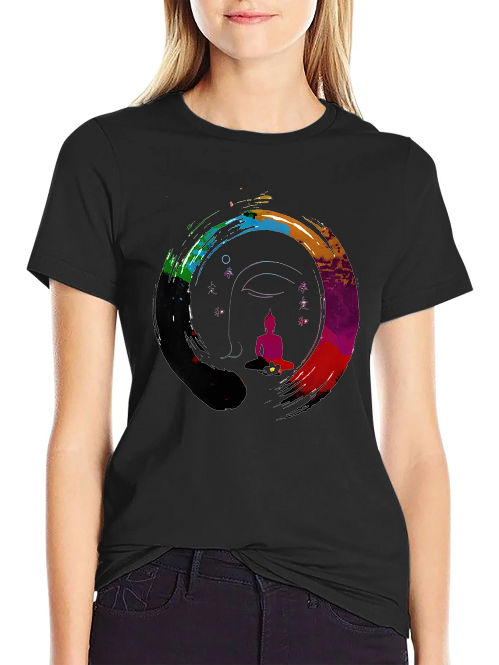Zen Buddha Graphic Tee - Meditative Style Shirt product image 2