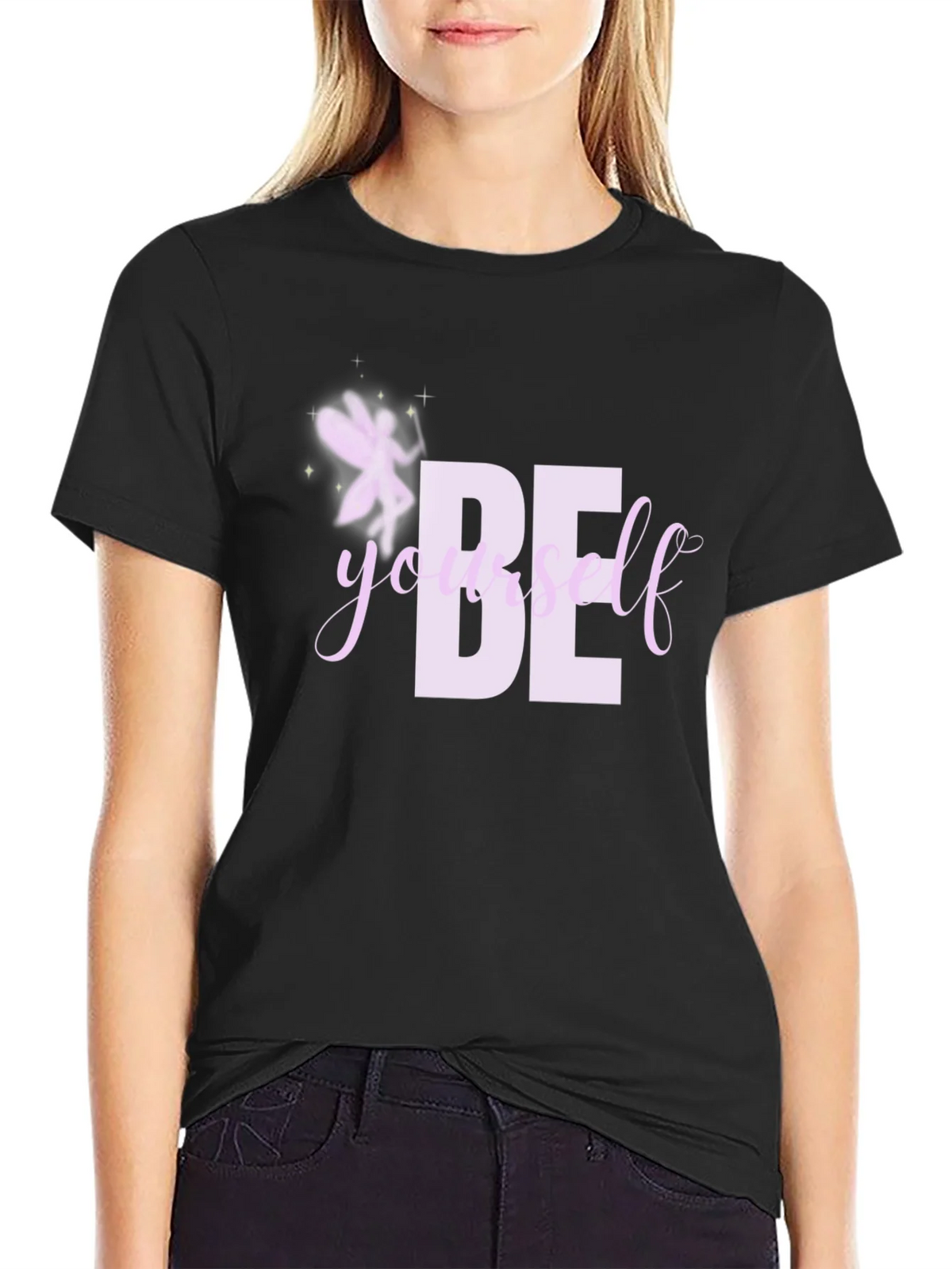 Be Yourself T-Shirt - Black Graphic Tee product image 2