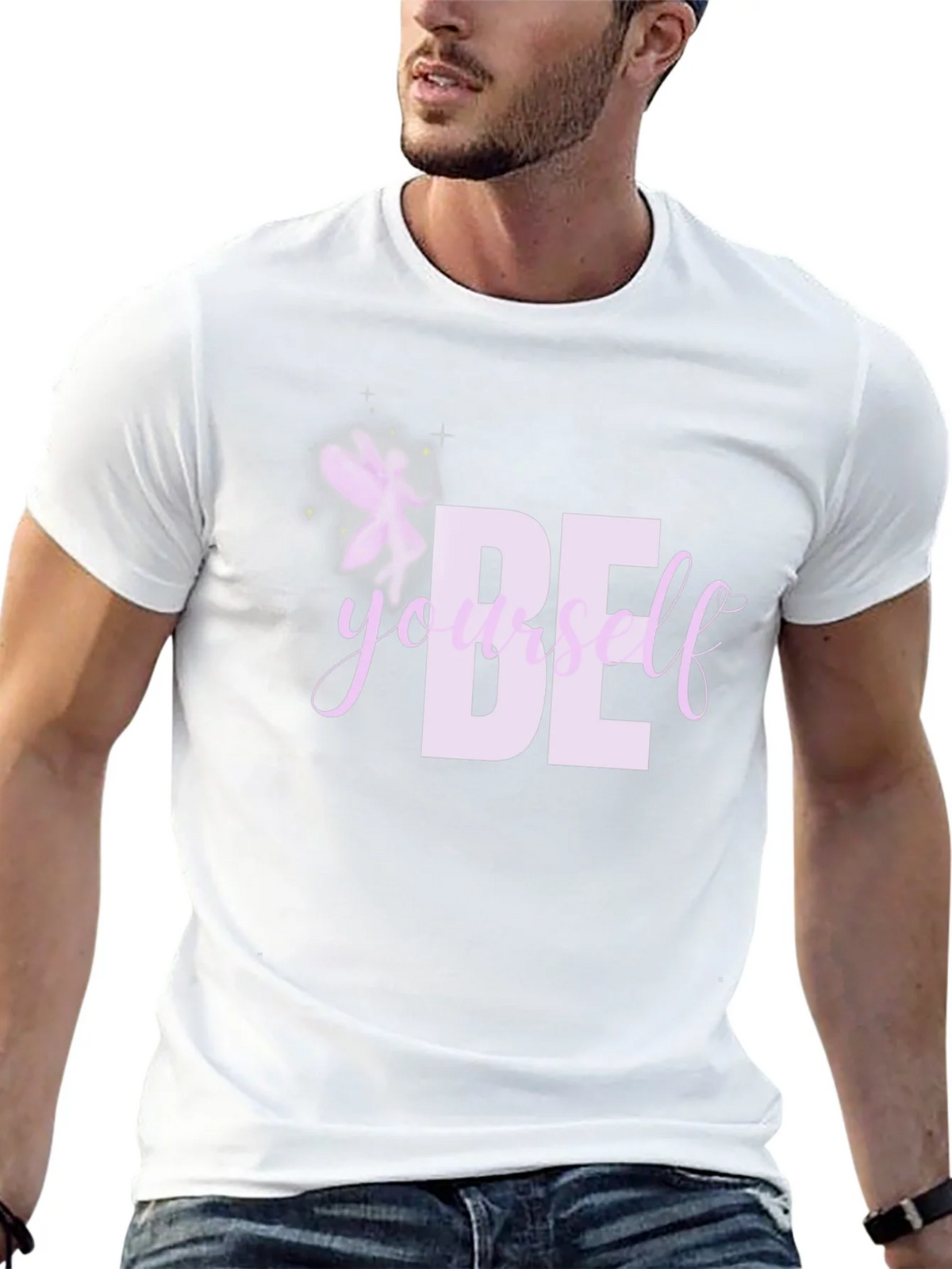 Be Yourself T-Shirt - Black Graphic Tee product image 8