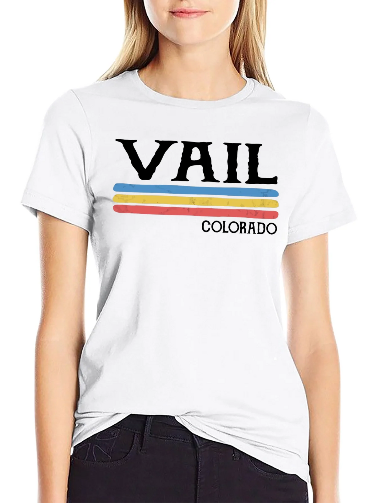 Vail Colorado Retro T-Shirt product image 8