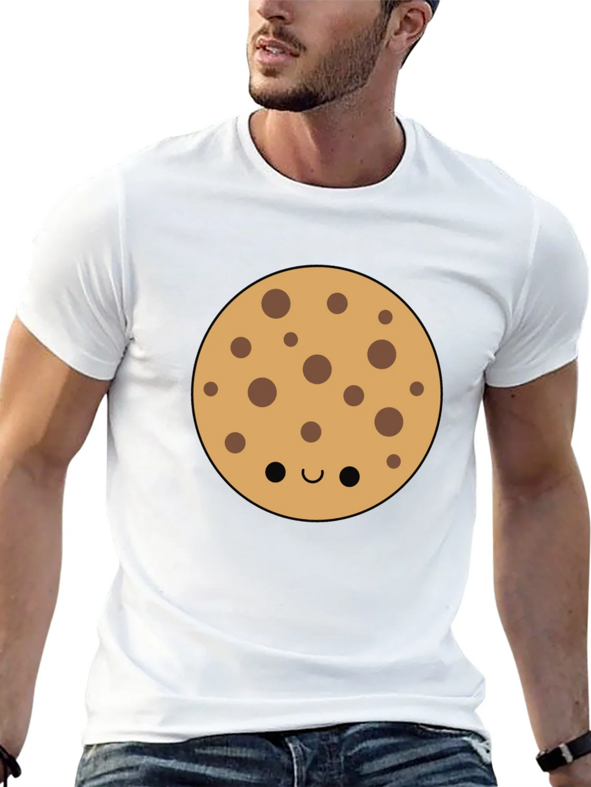 Cute Cookie Graphic Tee - Black Casual Shirt product image 12