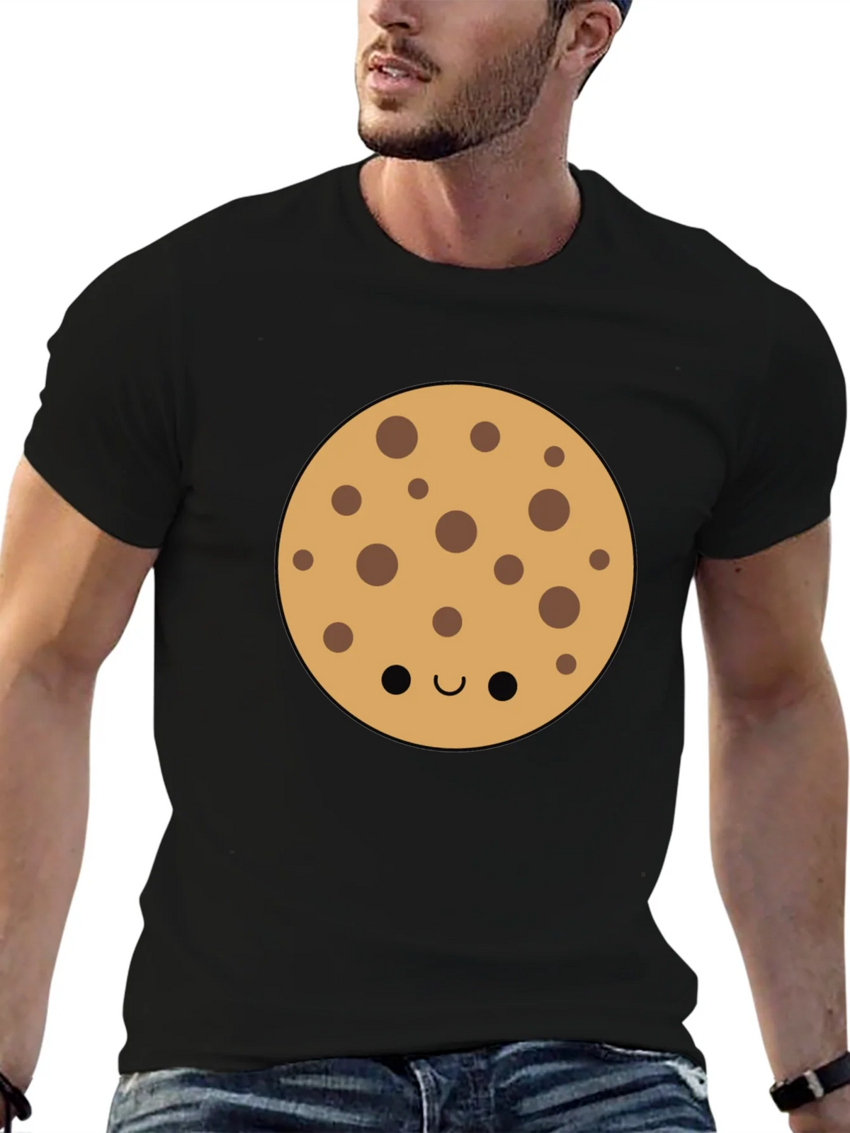 Cute Cookie Graphic Tee - Black Casual Shirt product image 6
