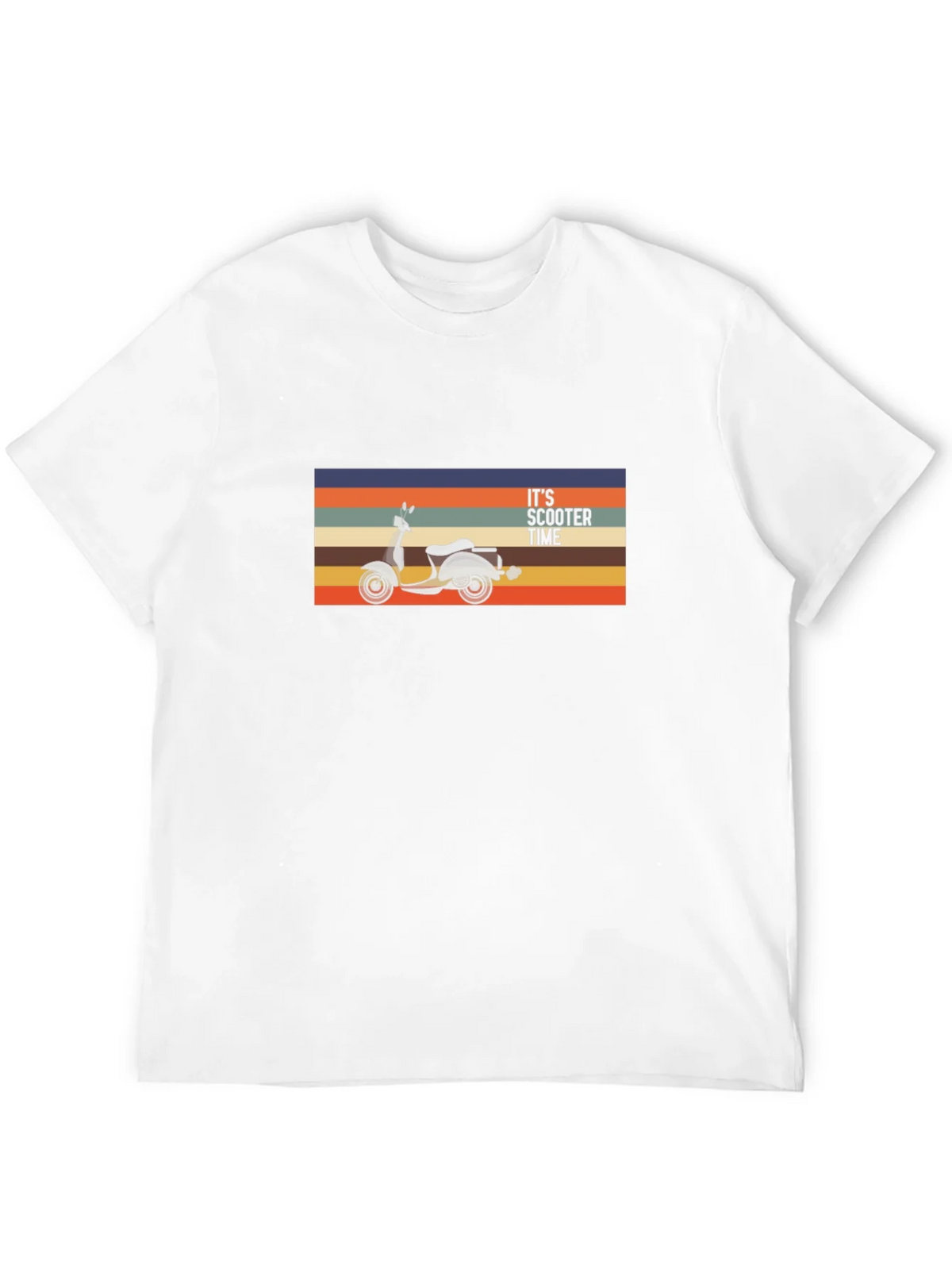 Its Scooter Time Retro Graphic Tee - Black product image 11