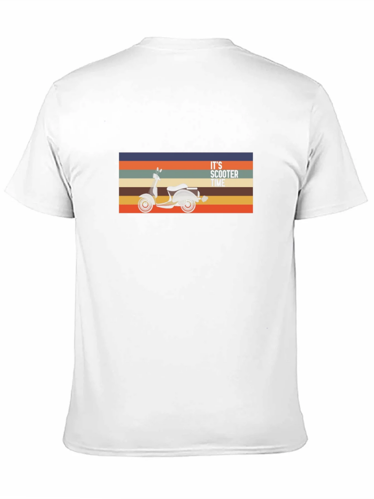 Its Scooter Time Retro Graphic Tee - Black product image 10
