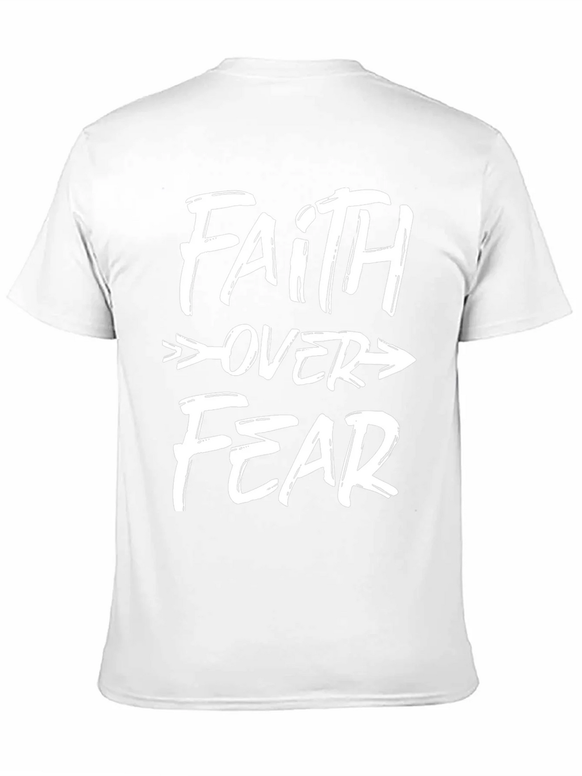 Faith Over Fear Graphic Tee - Black Unisex T-Shirt product image 10