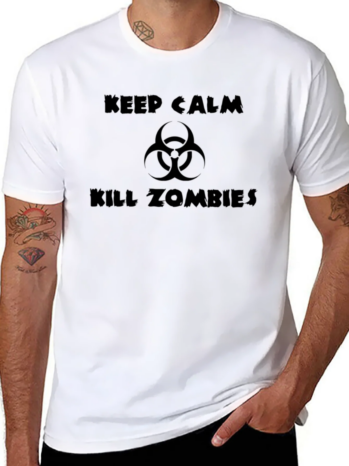 Keep Calm & Kill Zombies T-Shirt product image 7