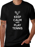 Keep Calm and Play Tennis T-Shirt product image 1