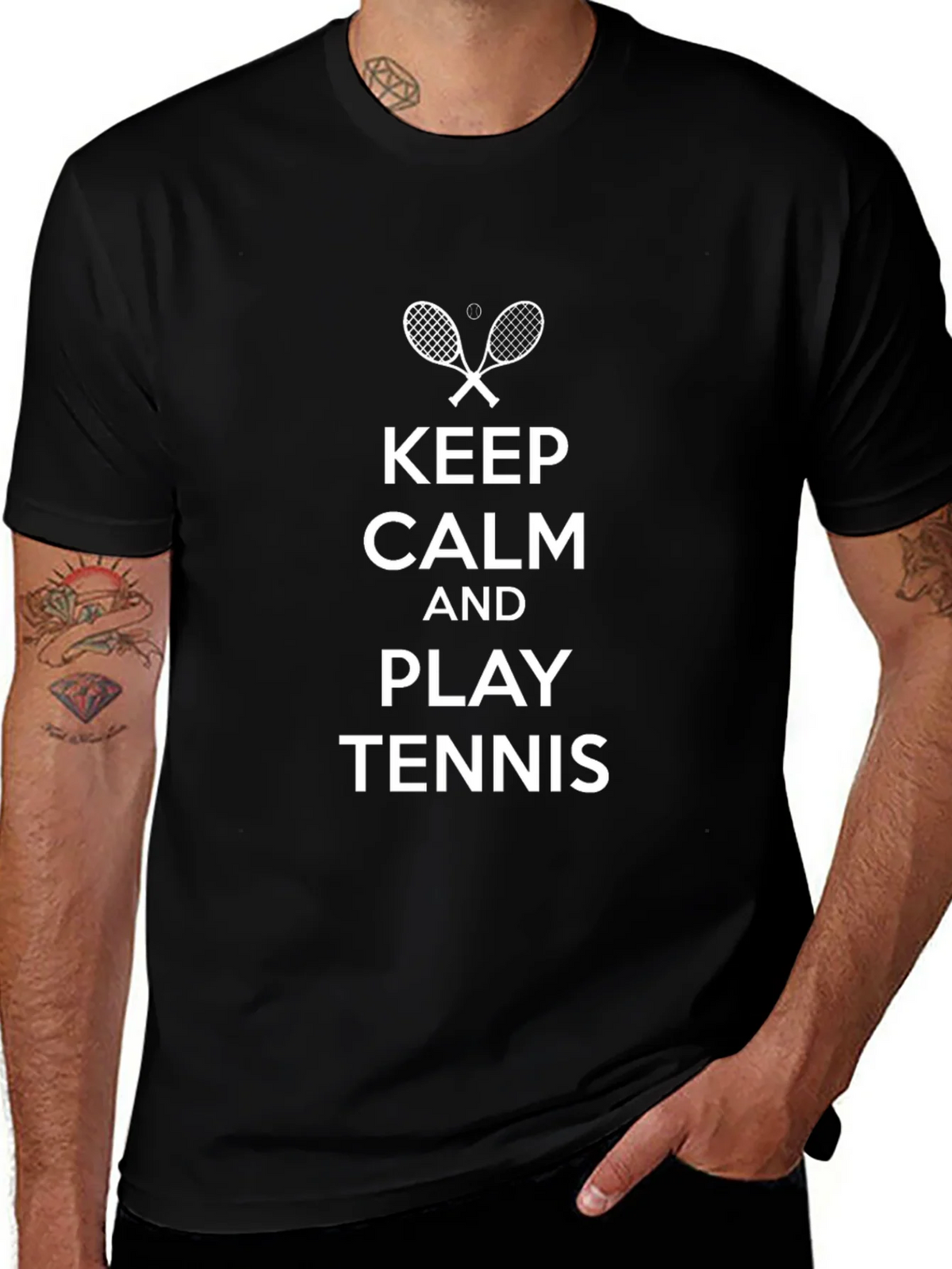 Keep Calm and Play Tennis T-Shirt product image 1