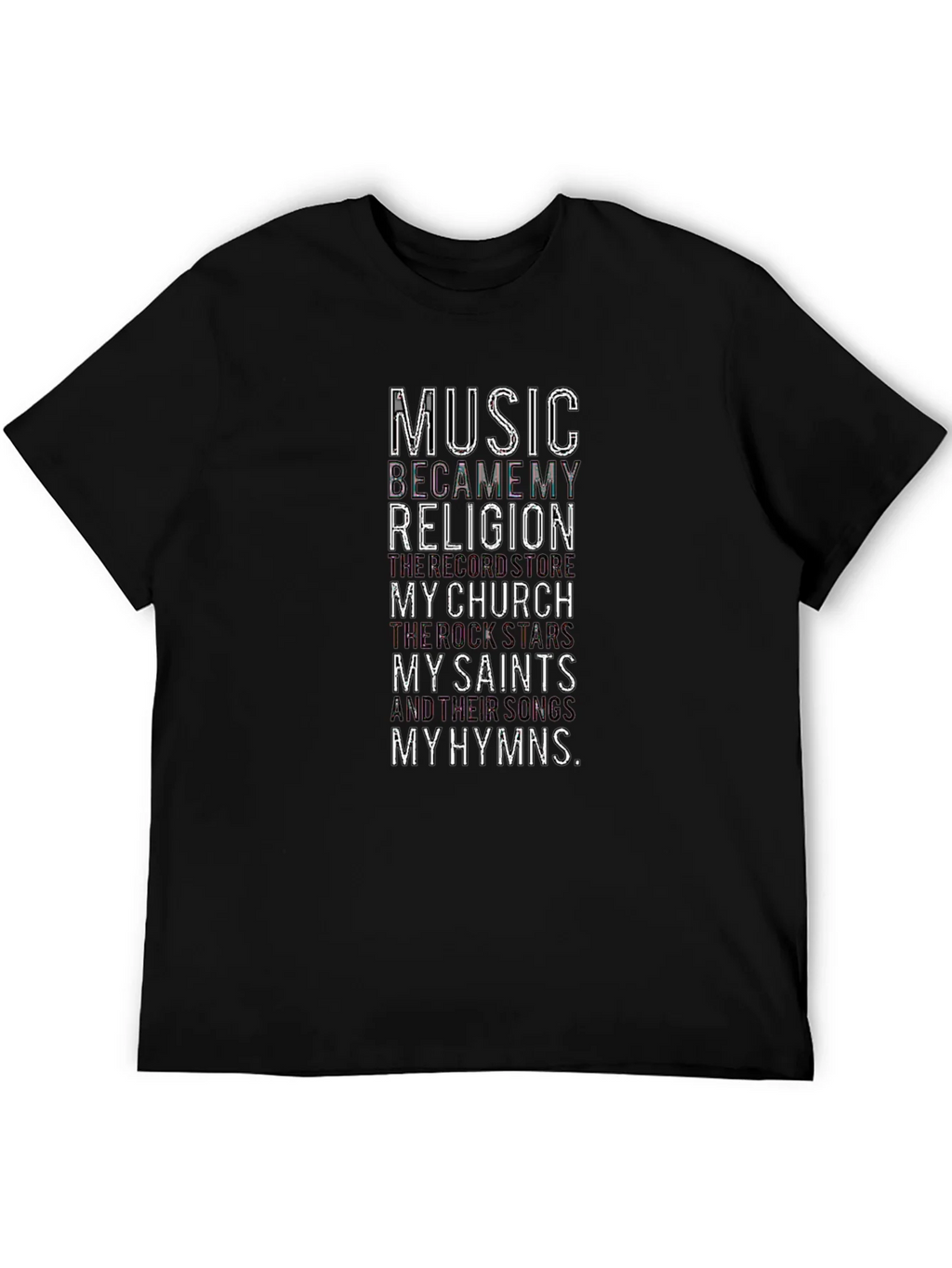 Music is My Religion T-Shirt - Stylish Graphic Tee product image 1