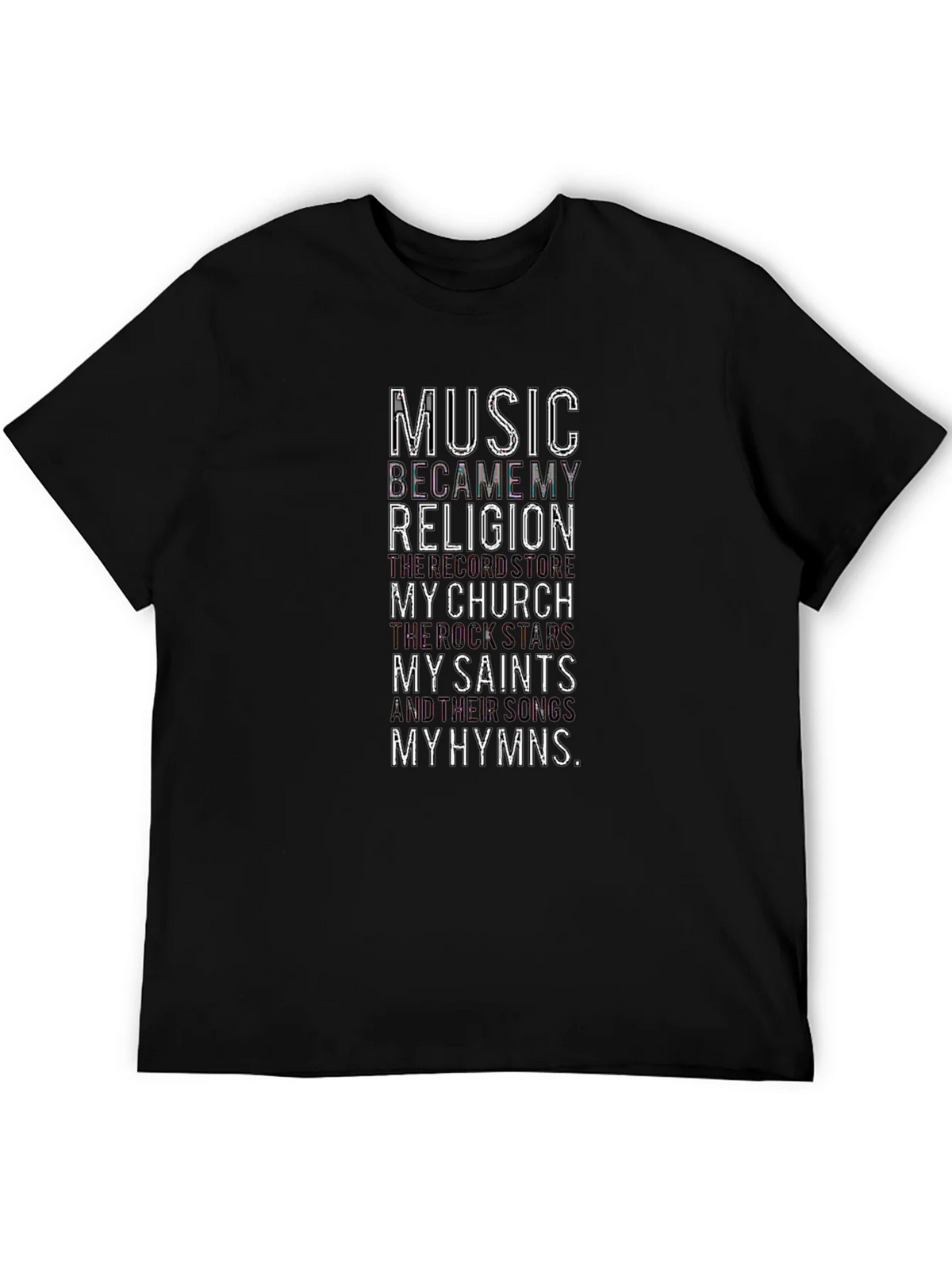 Music is My Religion T-Shirt - Stylish Graphic Tee product image 1