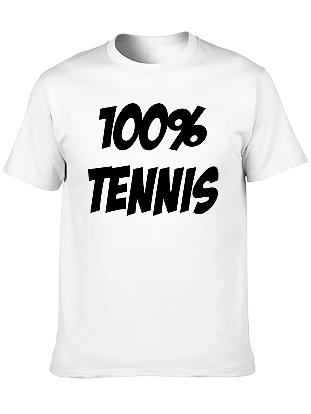 100% Tennis Graphic Tee - Sporty Black T-Shirt product image 9