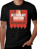 Get Your Act Together T-Shirt - Theater Masks & Seats Design product image 1