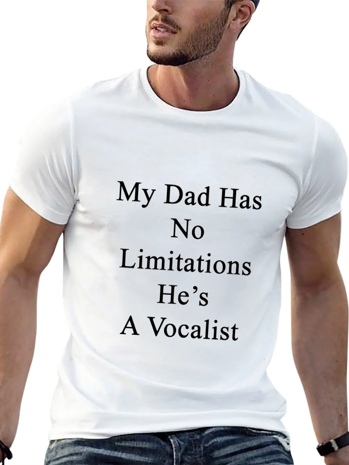 Dad Vocalist T-Shirt - No Limitations product image 12