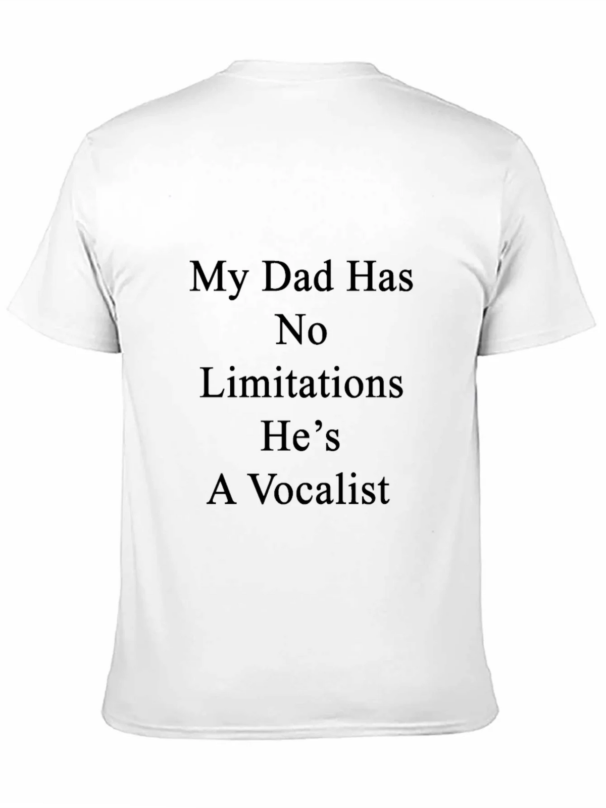Dad Vocalist T-Shirt - No Limitations product image 10