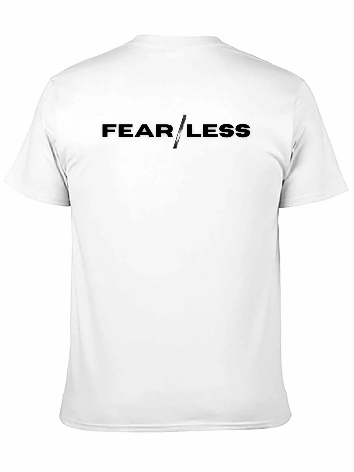 Fearless Black Graphic Print Crew Neck T-Shirt product image 10