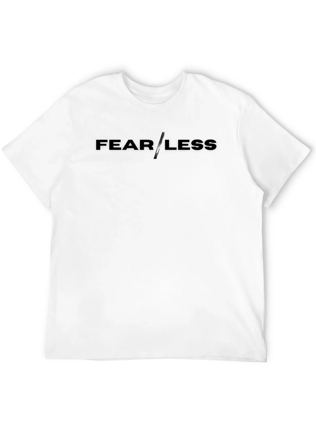 Fearless Black Graphic Print Crew Neck T-Shirt product image 11