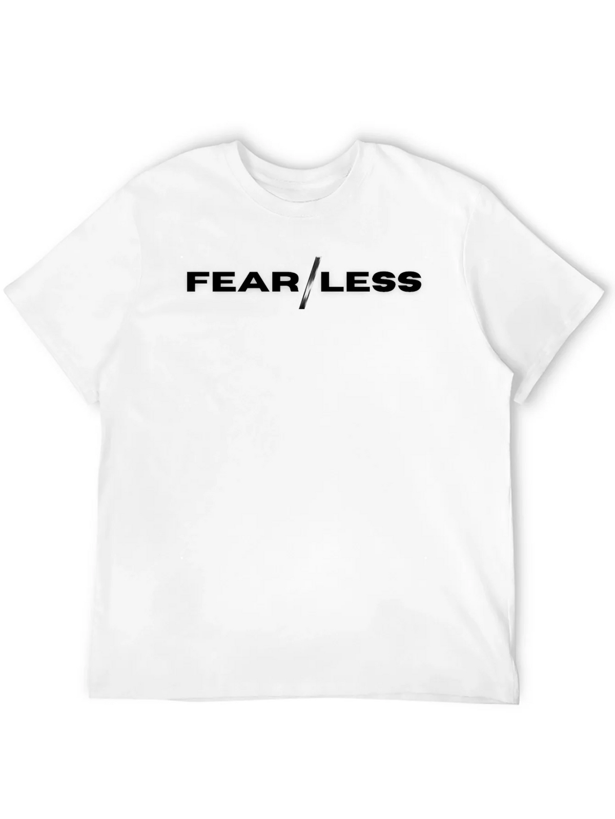 Fearless Black Graphic Print Crew Neck T-Shirt product image 11