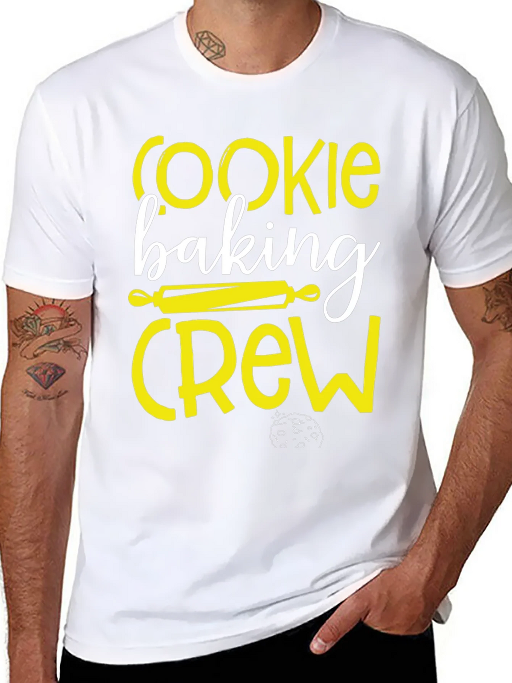 Cookie Baking Crew Black Graphic T-Shirt product image 7