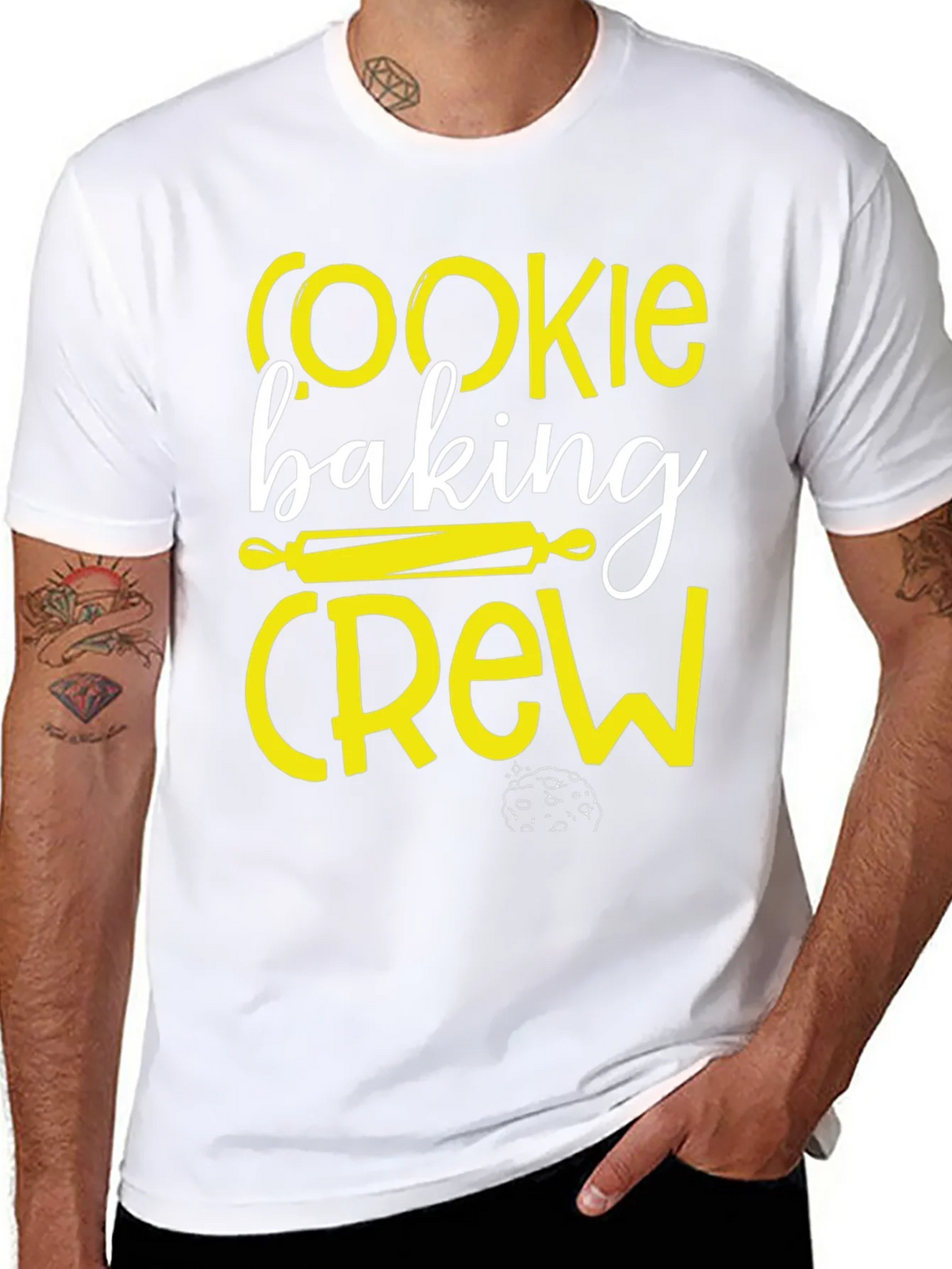 Cookie Baking Crew Black Graphic T-Shirt product image 7