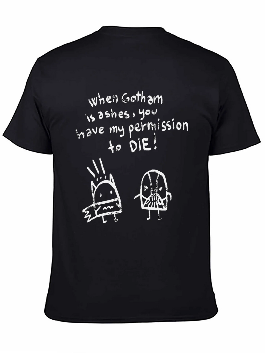 Gotham Ashes Graphic T-Shirt - Dark Knight Tee product image 4