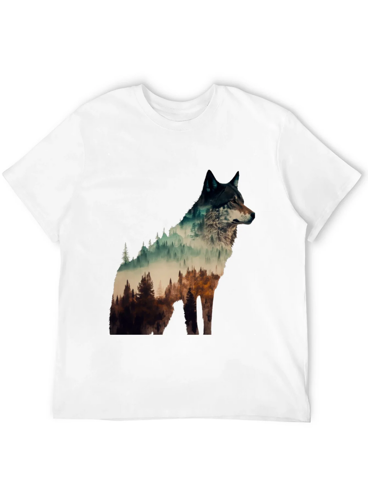 Wolf Forest Graphic Tee - Nature Lovers T-Shirt product image 11
