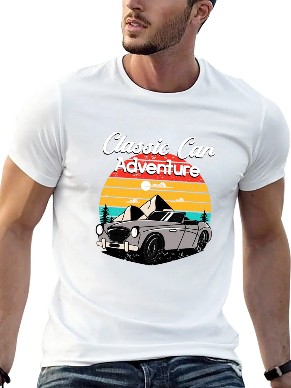 Classic Car Adventure T-Shirt - Retro Design product image 10