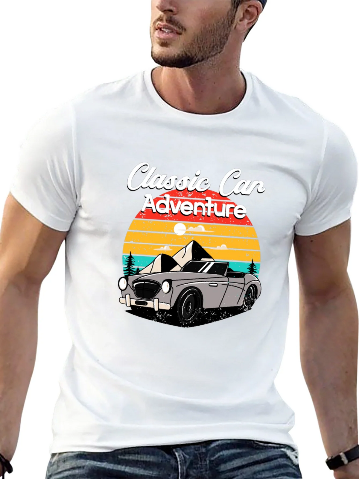 Classic Car Adventure T-Shirt - Retro Design product image 10