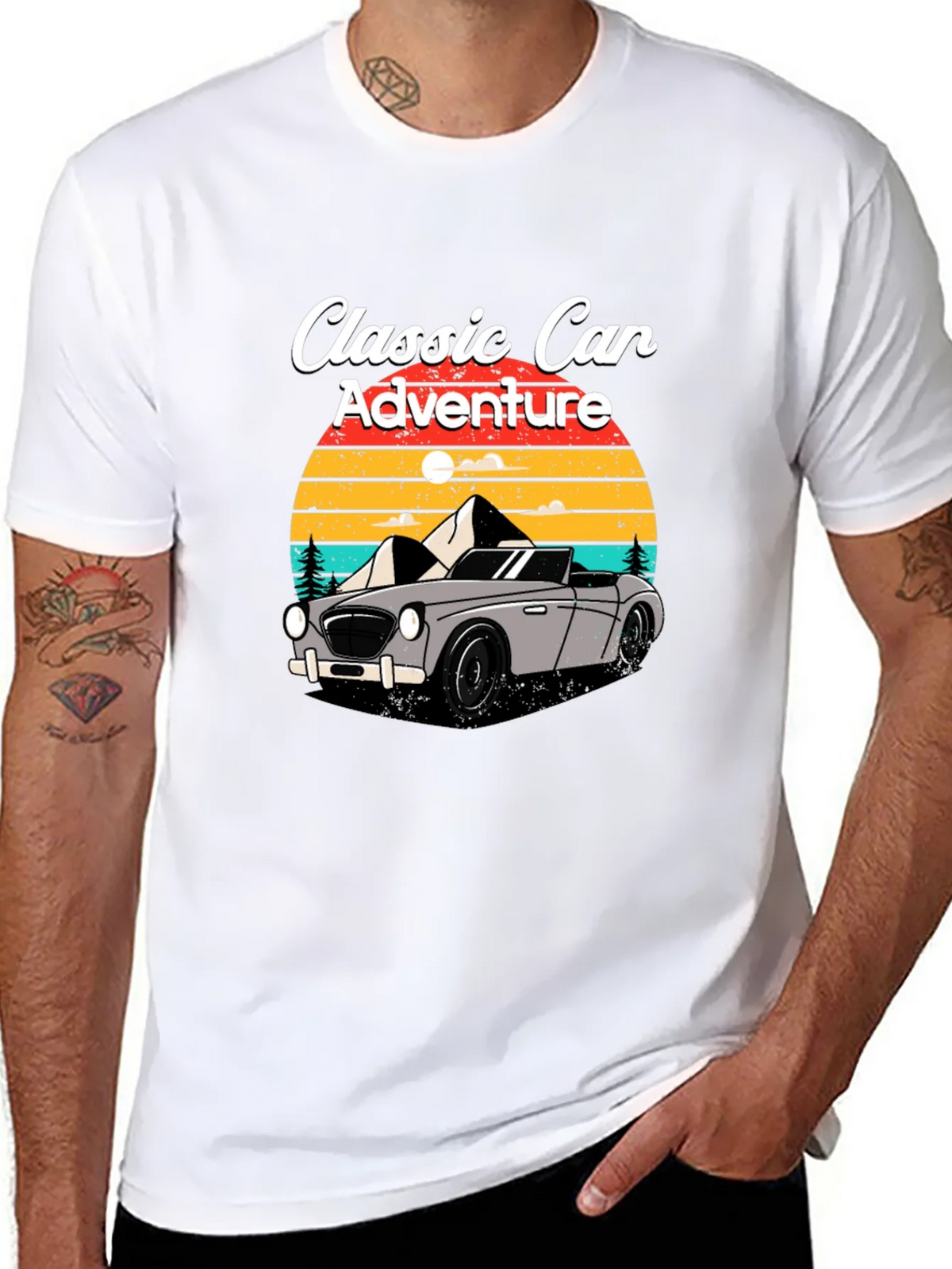 Classic Car Adventure T-Shirt - Retro Design product image 5