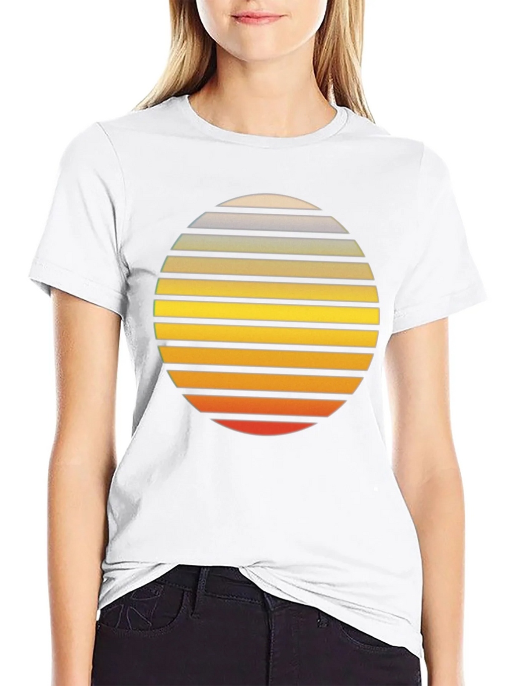 Retro Sunset Graphic T-Shirt product image 3