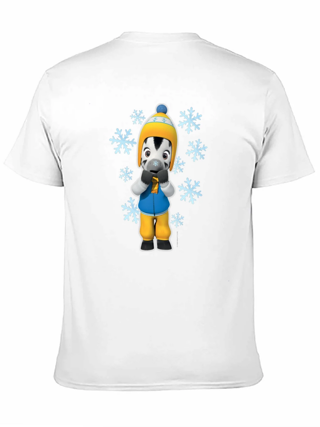 Winter Zebra Graphic Tee - Black Unisex T-Shirt product image 10