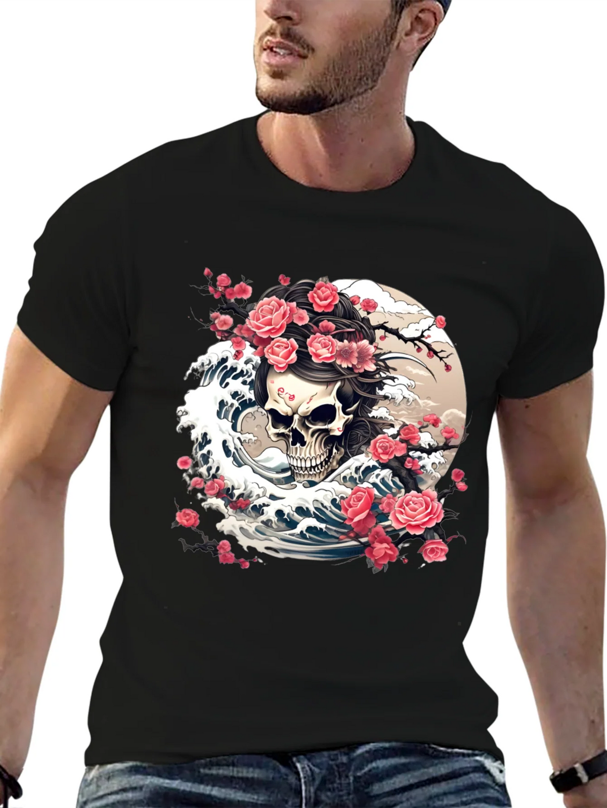 Skull & Roses Graphic Tee product image 6