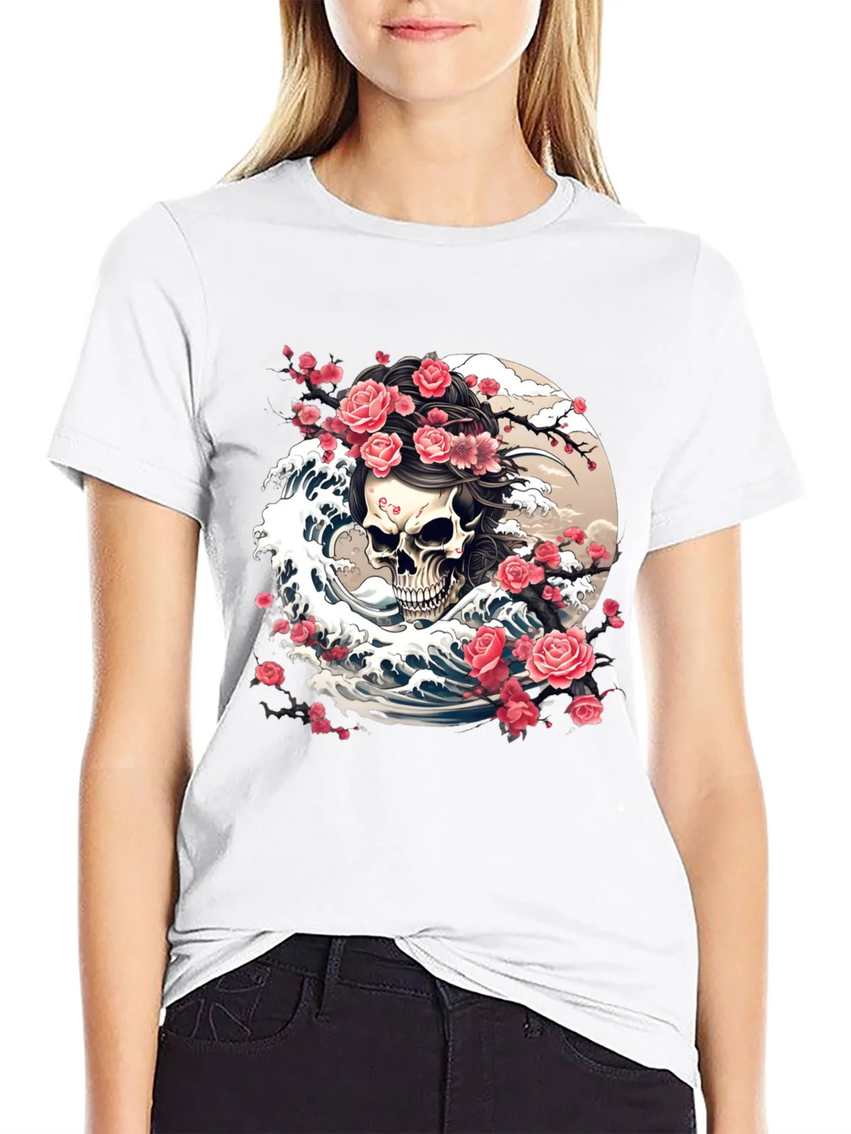 Skull & Roses Graphic Tee product image 8