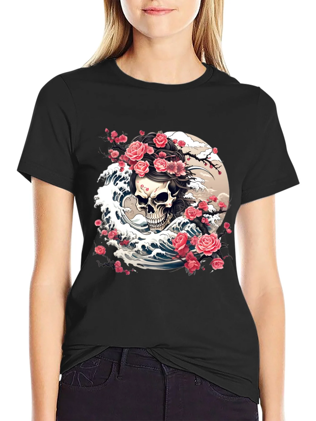 Skull & Roses Graphic Tee product image 2