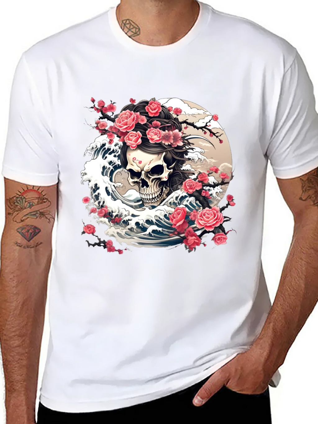 Skull & Roses Graphic Tee product image 7