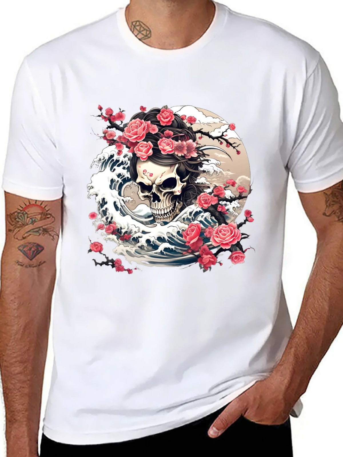 Skull & Roses Graphic Tee product image 7