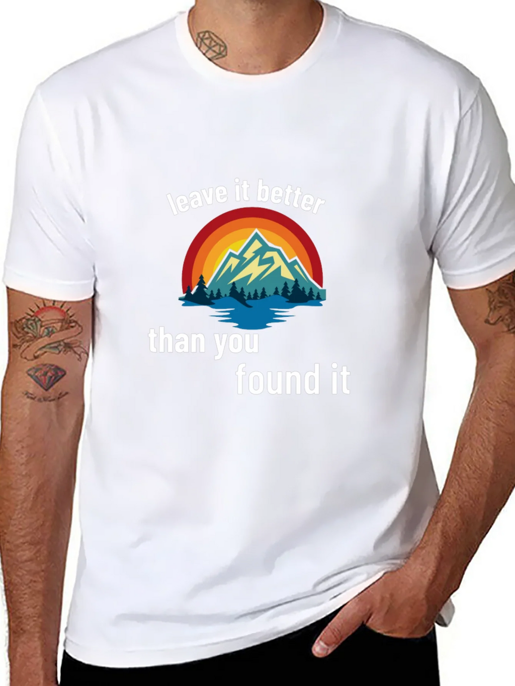 Leave It Better T-Shirt - Mountain Graphic Tee product image 6