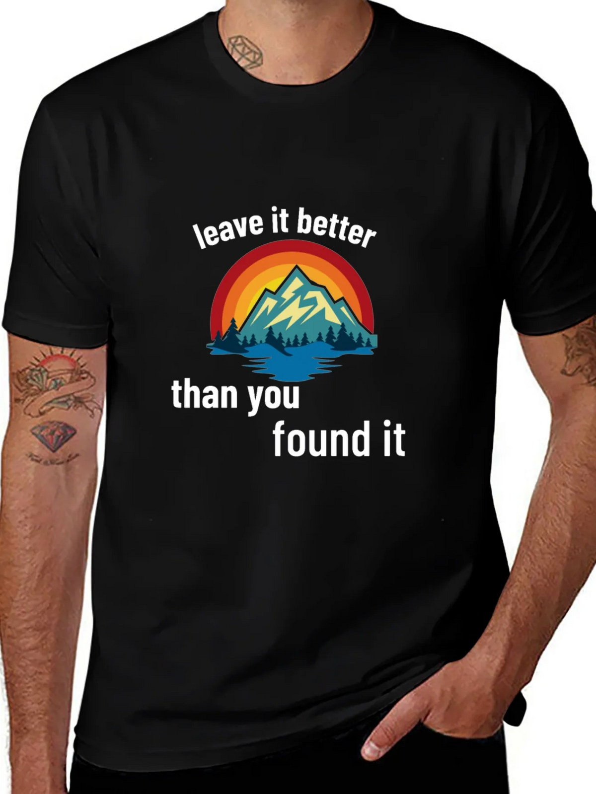 Leave It Better T-Shirt - Mountain Graphic Tee product image 1