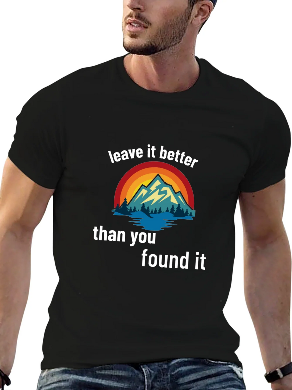 Leave It Better T-Shirt - Mountain Graphic Tee product image 5