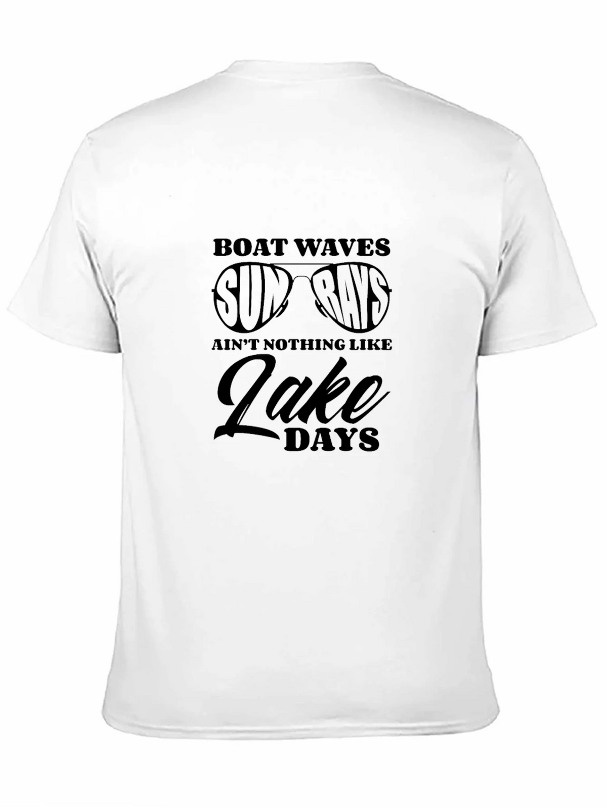Boat Waves Sun Rays Lake Days Graphic T-Shirt product image 10