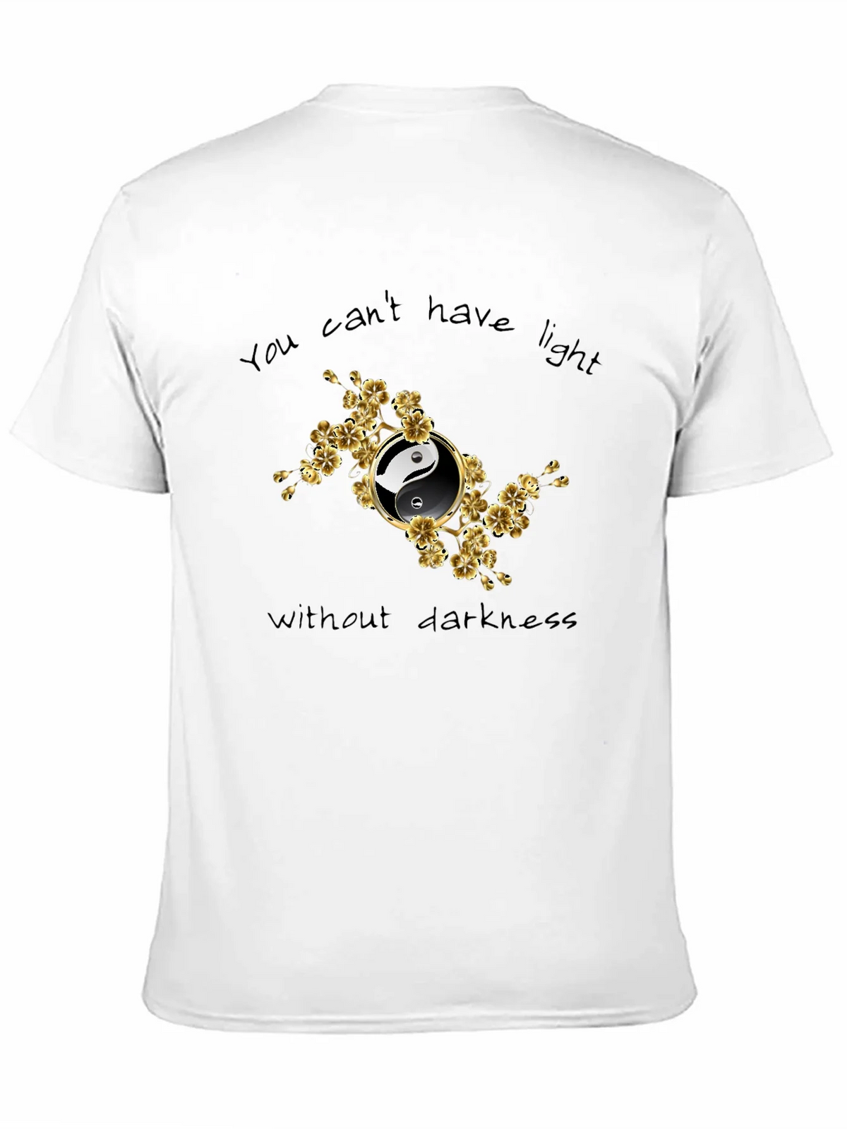 Yin Yang Floral Graphic T-Shirt - Balance & Harmony product image 10