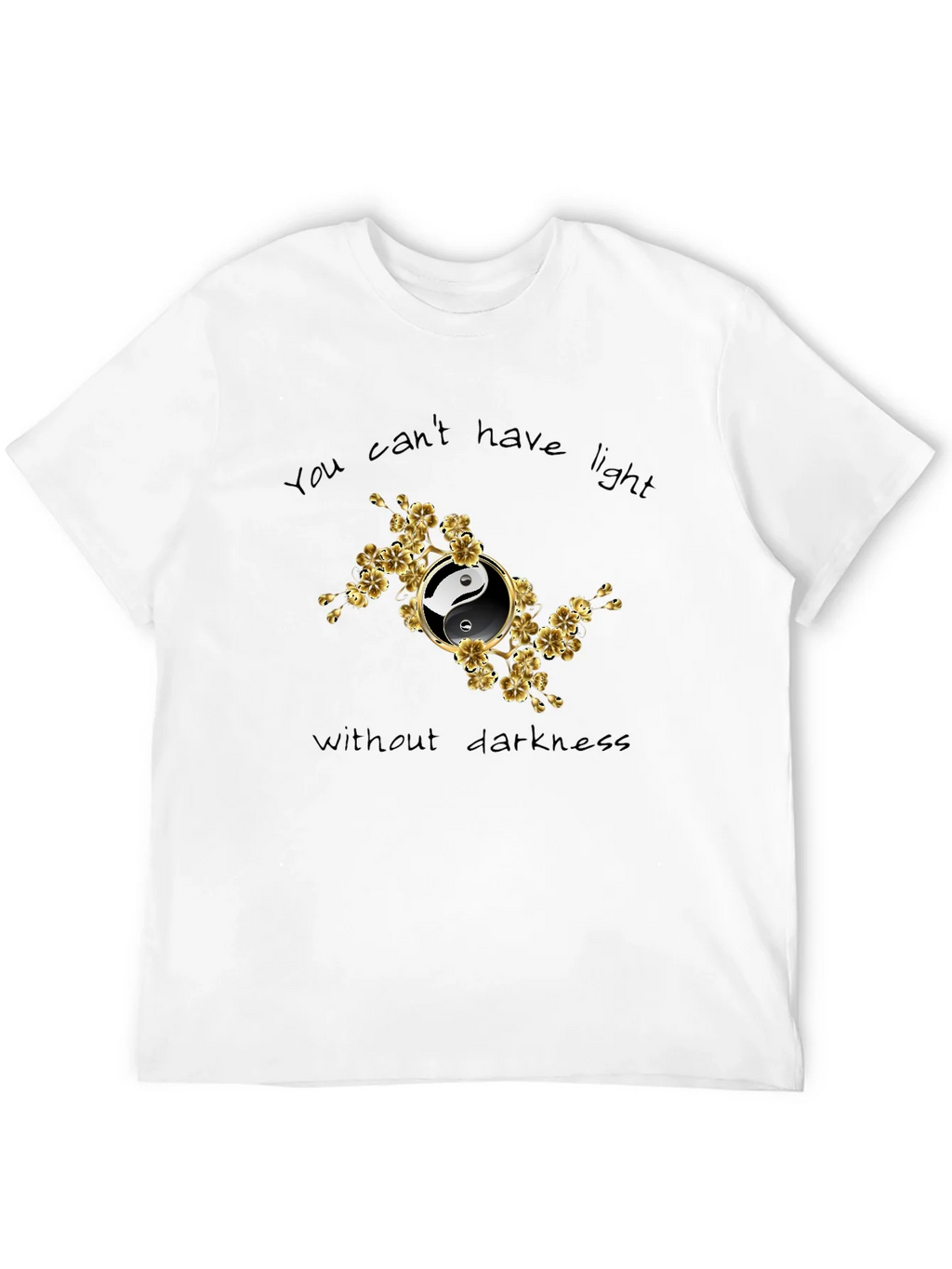 Yin Yang Floral Graphic T-Shirt - Balance & Harmony product image 11