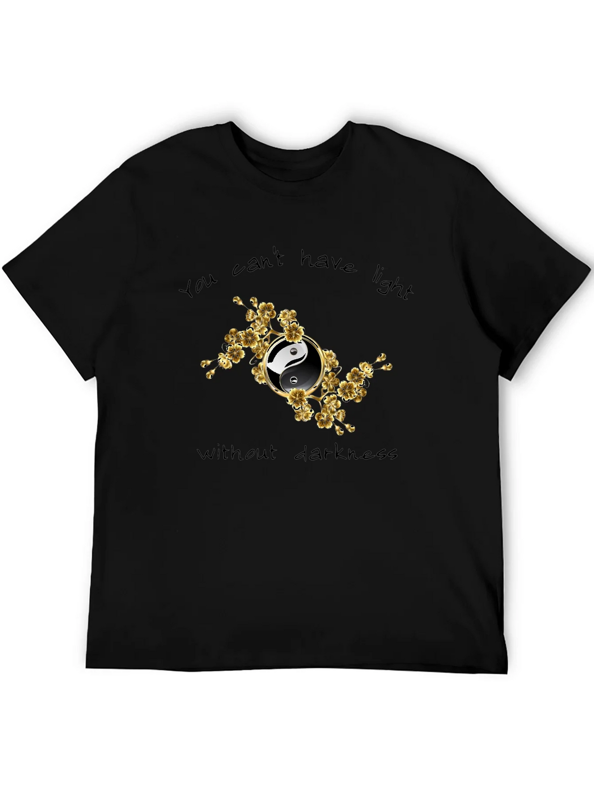 Yin Yang Floral Graphic T-Shirt - Balance & Harmony product image 5