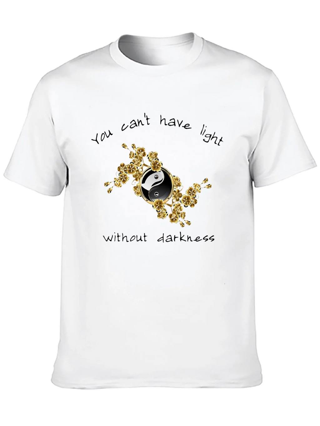 Yin Yang Floral Graphic T-Shirt - Balance & Harmony product image 9