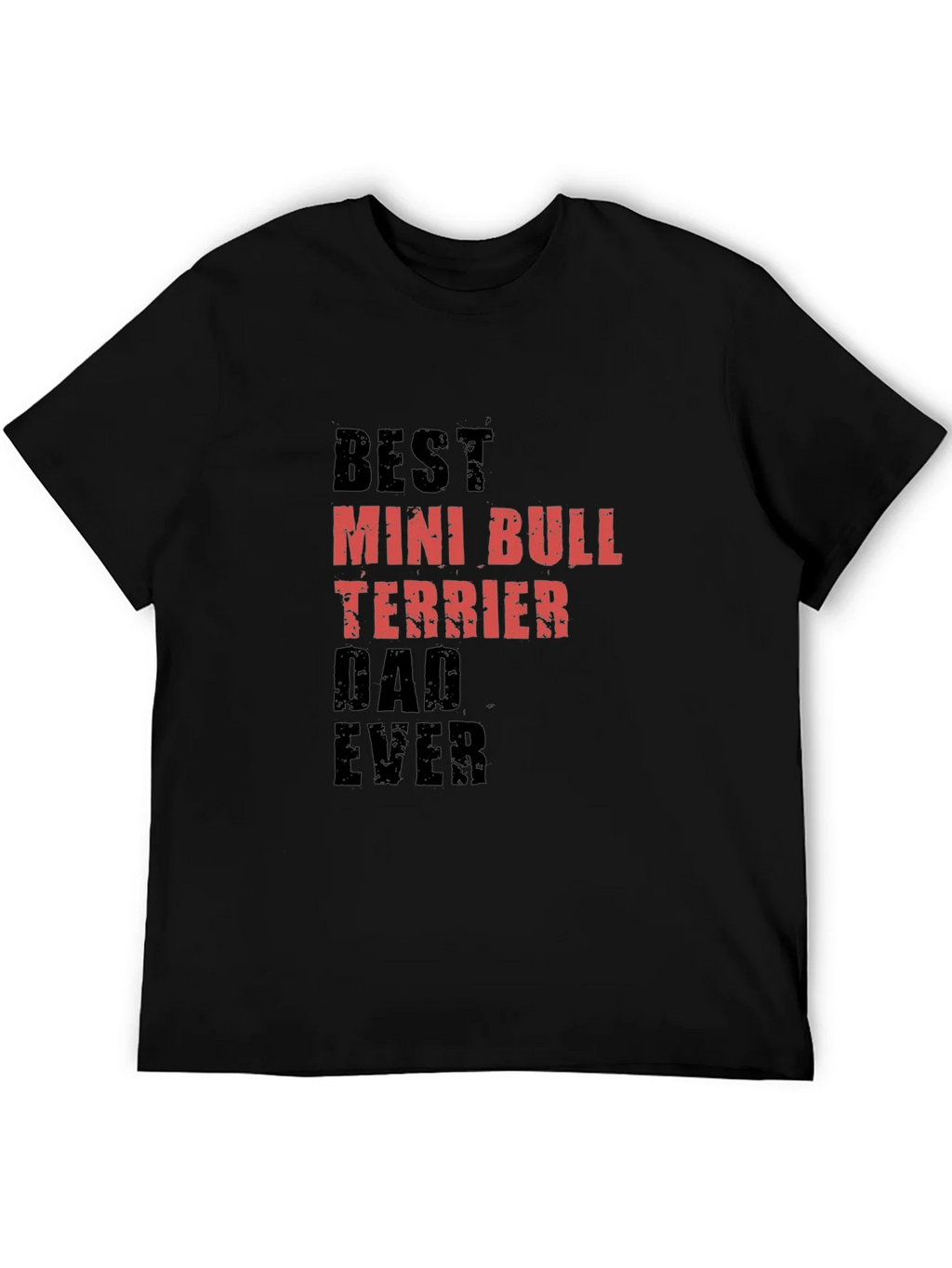 Best Mini Bull Terrier Dad Ever Black Tee product image 4